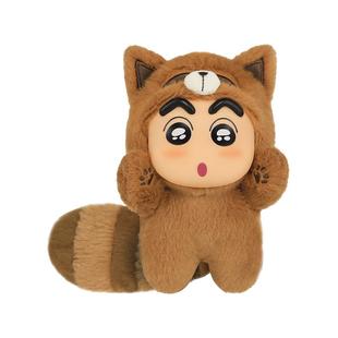 52TOYS蜡笔小新大尾巴毛绒搪胶盲盒书包挂件手办摆件送礼新年礼物