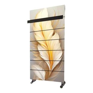 铜铝复合小背篓暖气片家用集中供暖散热片超薄艺术卫生间水暖气片