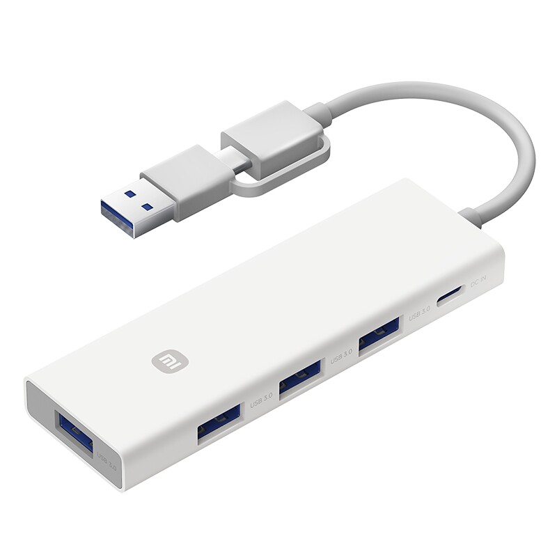 4个USB3.0小米四合一双头分线器
