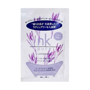 日本香堂NK香氛浴盐缓疲劳恢复宁神美肌精油泡澡温泉粉入浴剂50g