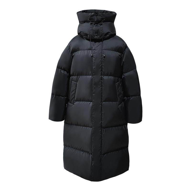 冬日慵懒风加厚300克鹅绒服长款