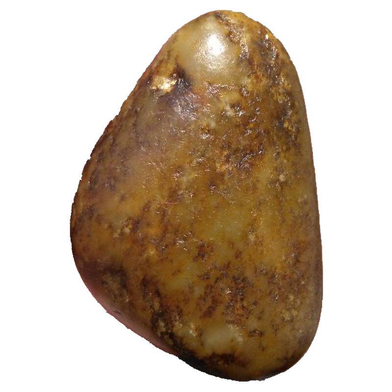 和田玉黄沁秋梨皮籽料原石