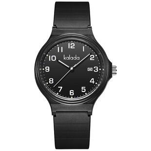 学霸静音考试专用手表男孩初高中小学生儿童女生指针式防水石英表