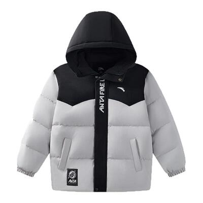 安踏秋季男童户外休闲运动羽绒服