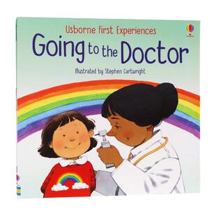 Usborne出品 看医生Going to the Doctor英文原版绘本儿童英语启蒙 学龄前儿童生活体验图画书缓解孩子对看医生打针吃药的恐惧心理