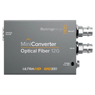 blackmagic design BMD Mini Converter Optical Fiber 12G 4K光纤转SDI转换器双向转