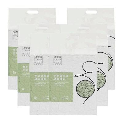 宠幸绿茶除臭豆腐猫砂2.5kg×6袋