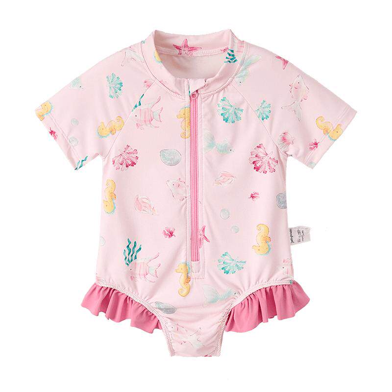 jellybaby女童夏季连体泳衣