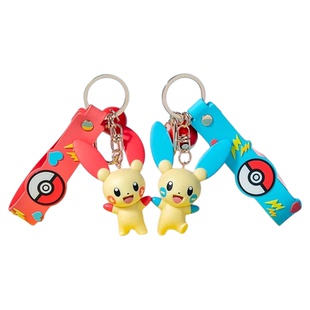 宝可梦钥匙扣小挂件皮卡丘耿鬼周边公仔男女手办大集结官方旗舰店