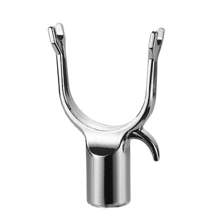 铝合金衣叉头拉钩挑挂衣架撑衣杆接头伸缩晾衣杆加大金属U型叉头