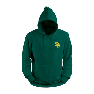 核爆炸秋冬黄绿撞色潮流保暖袋鼠兜宽松大码加绒帽衫套头连帽卫衣