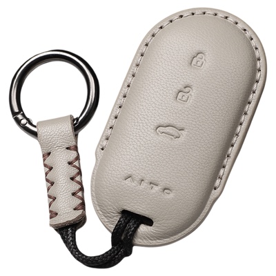 问界新M7M8M9山羊真皮钥匙套男女