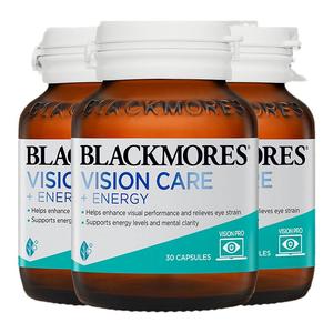 BLACKMORES澳佳宝多效护眼焕能叶黄素胶囊30片*3瓶