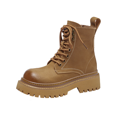 【明星同款】小个子厚底马丁靴女