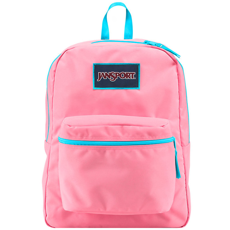 JanSport杰斯伯双肩包官方正品叛逆学院风书包男女撞色背包T08W