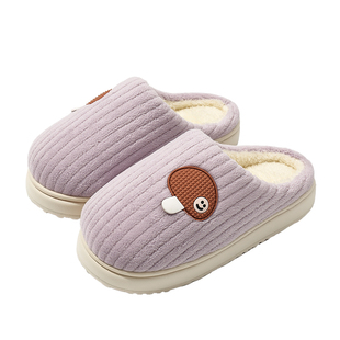 踩屎感棉拖鞋女款2025新款秋冬季室内家居厚底加绒保暖防滑月子鞋