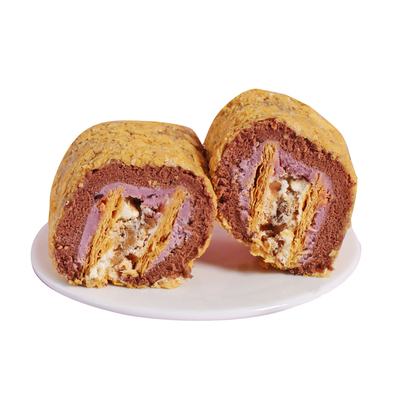 橡木盾拿破仑长条蛋糕卷