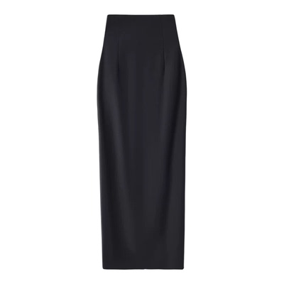 春夏高气质西装高腰后开衩包臀裙