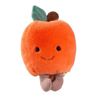 网红仿真食物水果菠萝玩偶毛绒玩具可爱趣味蔬菜椒公仔抓机娃娃JC