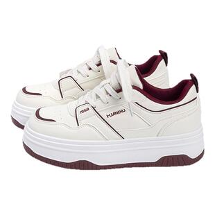 环球厚底小白鞋女款2025夏季新款今年流行增高鞋爆款百搭鞋子女鞋