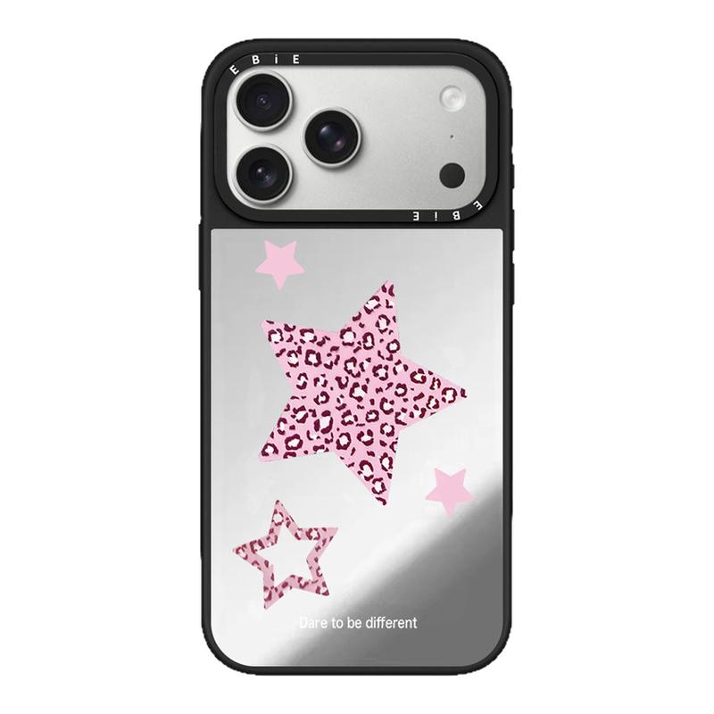CASETiFiY黑粉豹纹星星适用苹果iPhone16pro/17ProMax/15/18手机壳甜酷辣妹风14磁吸13防摔华强北平替潮壳女