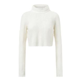 pit复古多色半高领蕾丝网纱打底毛针织衫女冬季新款宽松内搭上衣