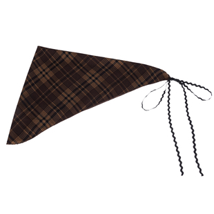 三角巾腰带女款爵士舞复古屁帘叠穿装饰配牛仔裤格子腰封y2k配饰