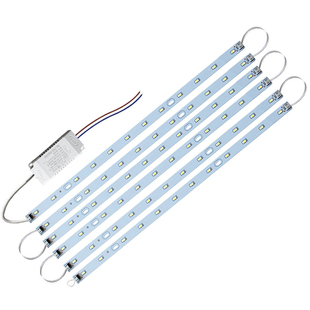 led灯条长方形吸顶灯芯改造长条灯带替换H型节能灯管灯板光源配件