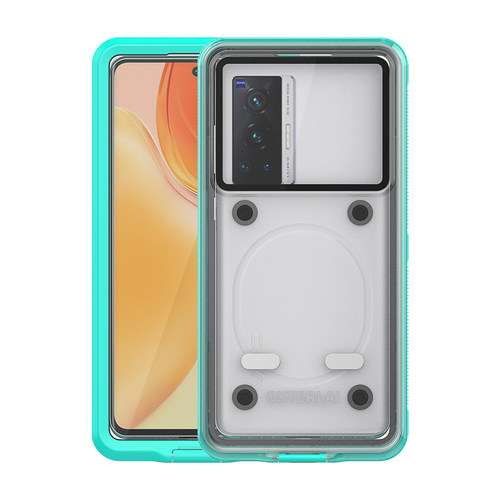 下雨天送外卖手机袋套外卖骑手专用防水手机壳袋6.9英寸以下手机通用可充电触屏语音通话可夹支架防雨防尘