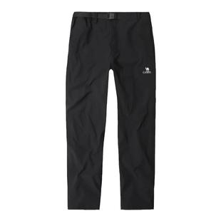 骆驼户外三合一硬壳冲锋裤男士秋冬防风防水加绒运动登山裤直筒裤