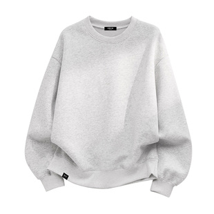 it :5cm/FIVECM红色圆领基础款卫衣男女2026秋冬宽松百搭情侣上衣