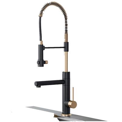 岛台冷热磁吸可转动水龙头