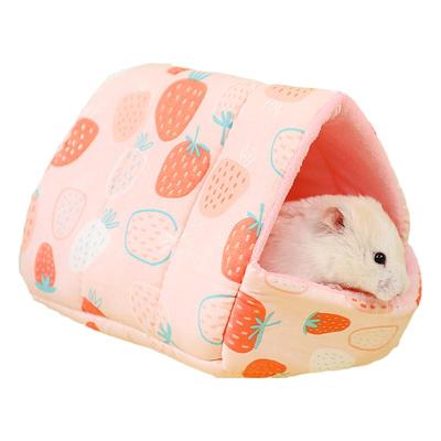 仓鼠棉窝保暖睡窝防寒过冬棉花厚绒金丝熊窝保温冬季可拆洗棉窝