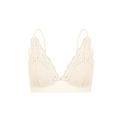 蕾丝纯欲吊带三角杯小胸内衣胸衣