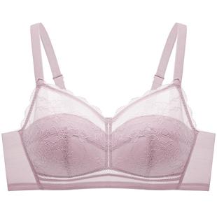 曼妮芬全罩杯无钢圈文胸侧收调整大杯内衣女舒适性感大胸显小胸罩