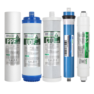 芯园适用沁园净水器滤芯RO185I/D/DT/E/F/H全套RU185J/H智能自动