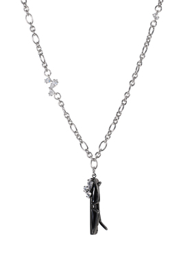 FWISH谍影系列可爱珐琅墨镜项链