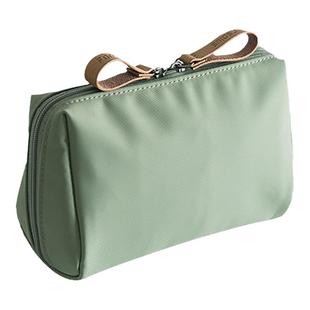 简约便携化妆包小号迷你防水洗漱包随身收纳手拿补妆口红包高级感