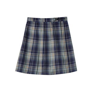 【神仙club】青空之鸟格裙  原创JK制服格裙  学院风校供感青绿格