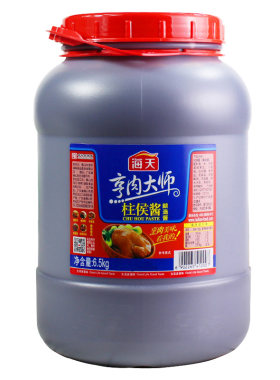 海天柱侯酱6.5kg商用大桶整箱