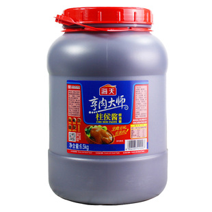 海天广东柱侯酱6.5kg餐饮装商用大桶装整箱腌制烹饪炖肉海鲜酱料