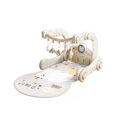 巧乐熊婴儿脚踏钢琴健身架学步车