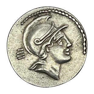 仿古罗马神话战神玛尔斯母狼浮雕硬币工艺品镀银币吊坠白羊座项链