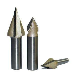 浪潮专业级V型斜尖刀刀具60度45度折角1/4*19/32折角刀