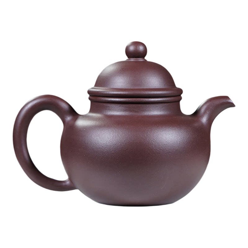 宜兴紫砂半手工大号掇球壶600ml