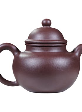 宜兴紫砂半手工大号掇球壶600ml