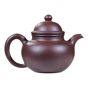 大容量紫砂壶宜兴掇球紫砂壶大号紫砂壶半手工大茶壶泡茶壶600ml