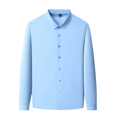 啄木鸟男士高端加绒保暖长袖衬衫