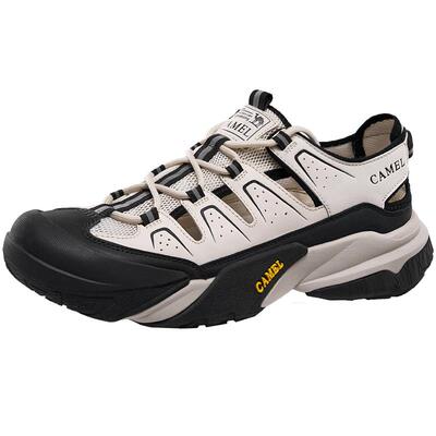 骆驼男鞋防撞包头凉鞋户外徒步鞋