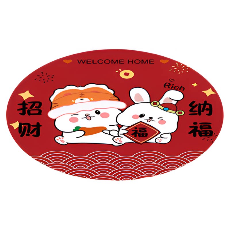 地面贴纸遮丑防水防滑耐磨整张地板贴画瓷砖补丁圆形广告贴自粘
